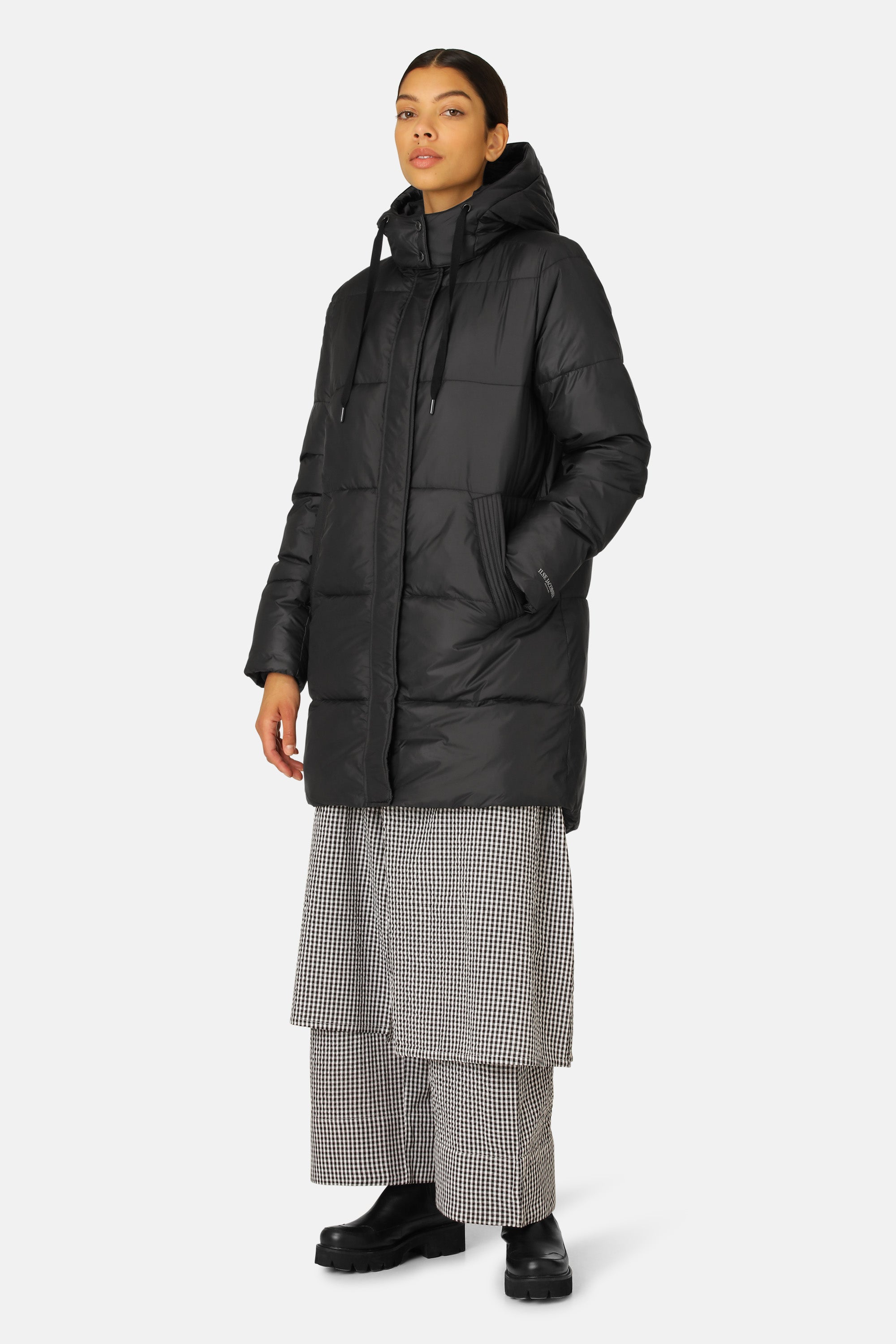 Ilse Jacobsen Hornbæk Outerwear Klassischer Mantel Coat 001 Black